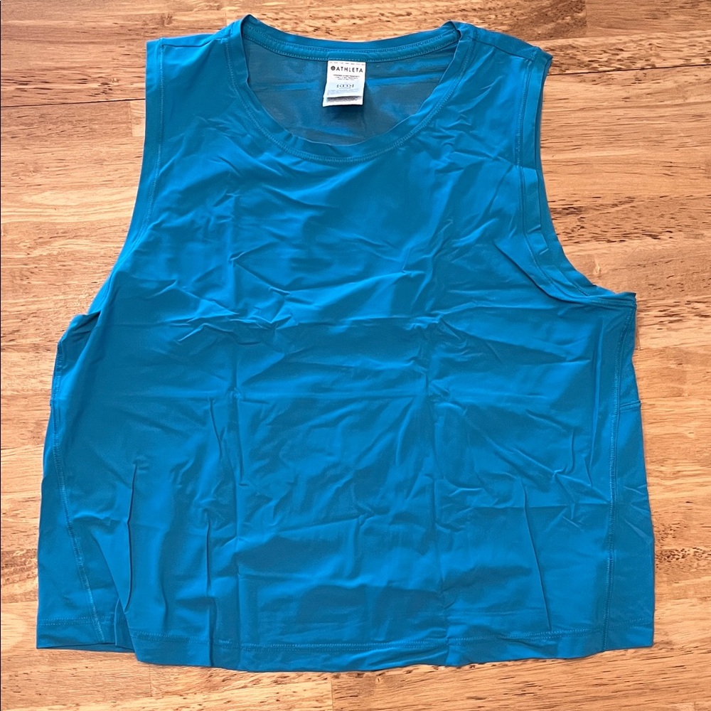 Athleta Women's Blue Muscle Tee